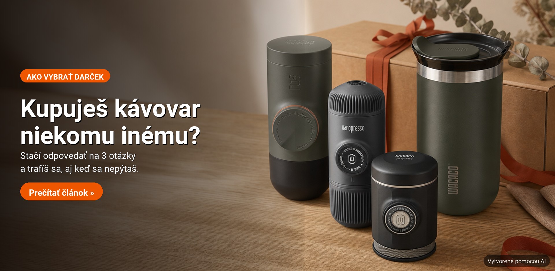 Kupuješ cestovný kávovar niekomu inému? 3 otázky, ktoré stačia
