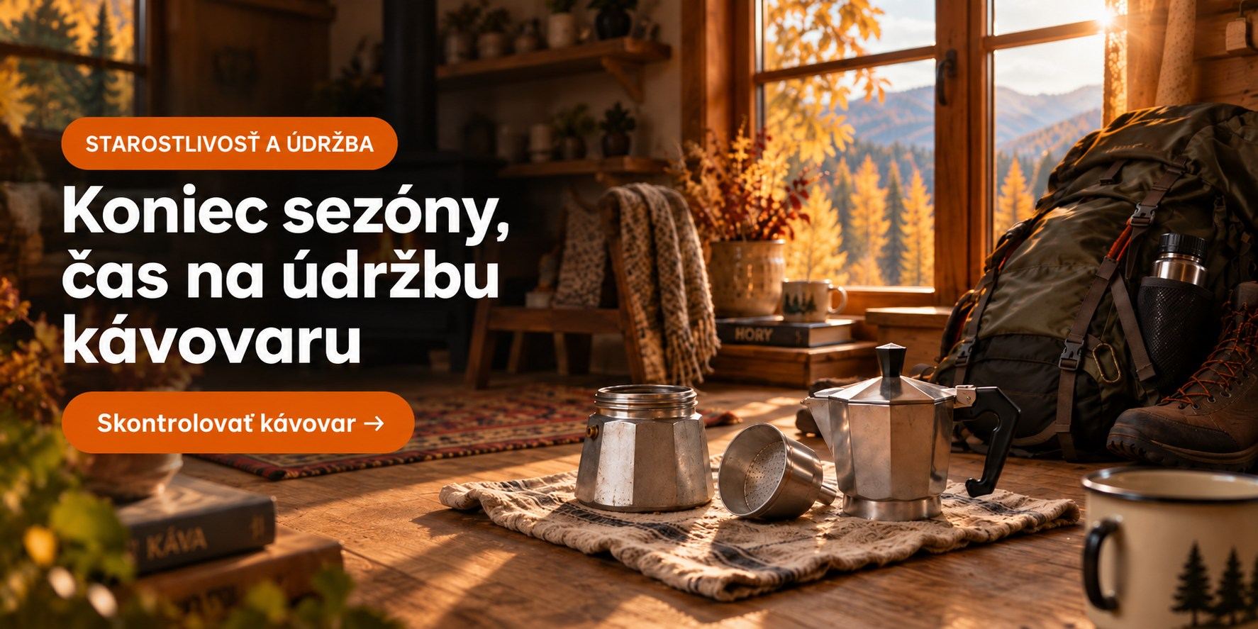 Koniec turistickej sezóny - ako vyčistiť a pripraviť cestovný kávovar na zimu
