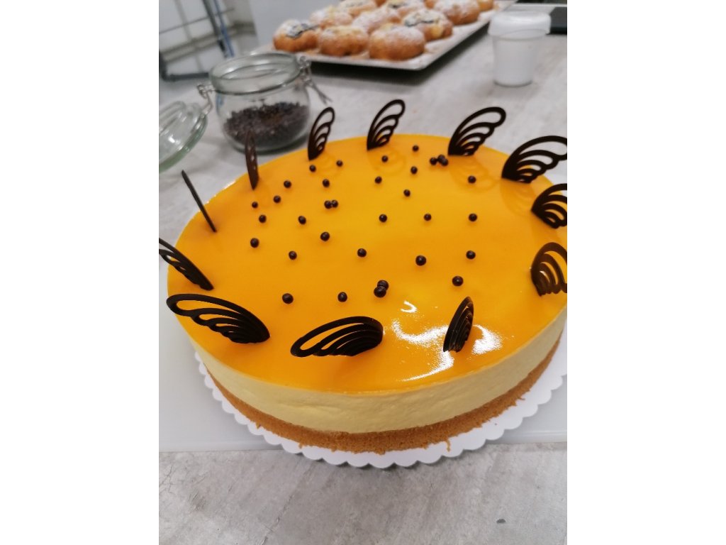 Mango - maracuja dort