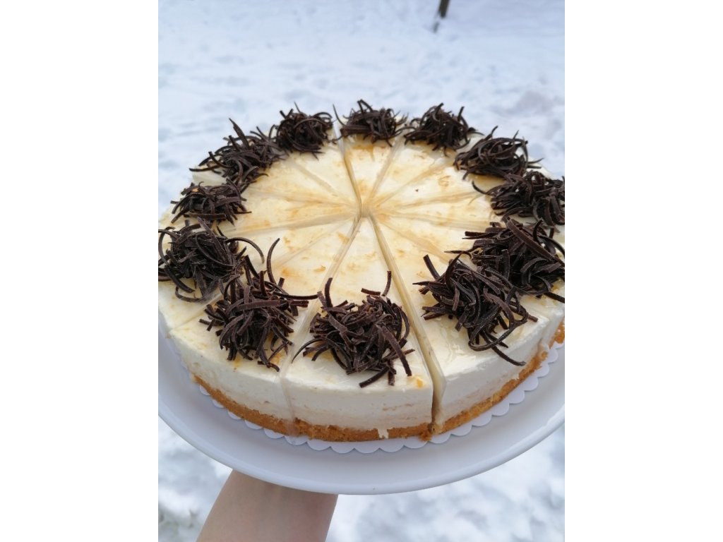 Meruňkovo - tvarohový dort