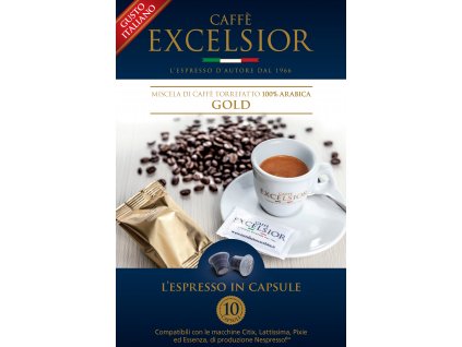 Kapsle Excelsior GOLD kompatibilní s Nespresso systémem - balení 20ks