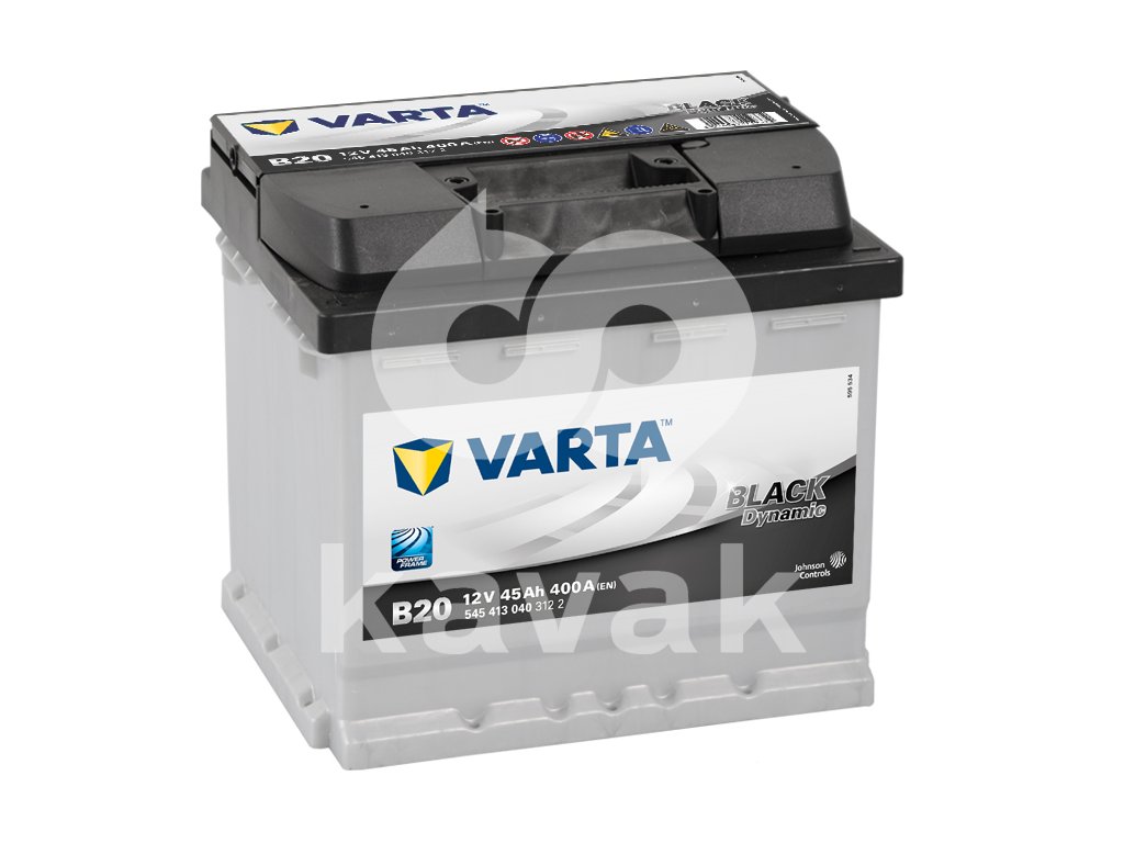 Batterie Varta Black Dynamic B20 - 12V - 45 AH - 400A