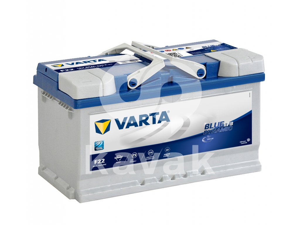 Varta Start-Stop EFB 12V 80Ah 730A 580 500 073