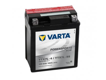 Varta AGM 12V 6Ah 100A 506 014 005 YTX7L-BS