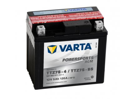 Varta AGM 12V 5Ah 120A 507 902 011 TTZ7S-BS