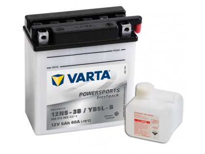 Varta freshpack 12V 5Ah 60A 505 012 003 12N5-3B