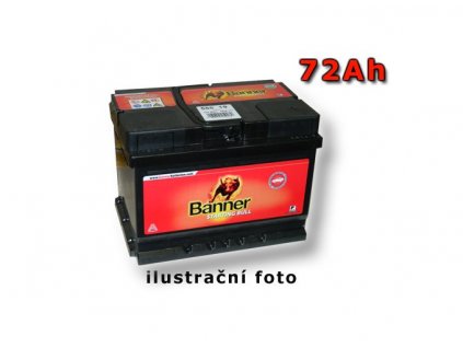 Banner Starting Bull 12V 72Ah 640A 572 33