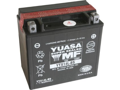 YUASA SUPER MF 12V 12Ah 200A YTX14L-BS