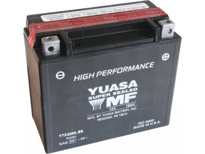 YUASA SUPER MF 12V 18Ah 310A YTX20HL-BS