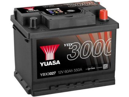 Yuasa YBX3075 12V 60Ah 550A