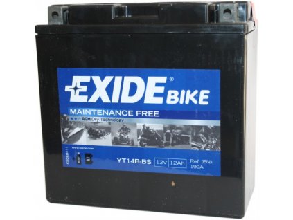 EXIDE 12V 12Ah YT14B-BS