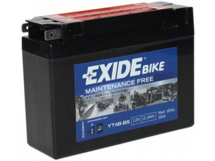 EXIDE 12V 2,3Ah YT4B-BS