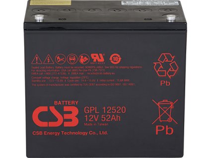 CSB 12V 52Ah GPL12520