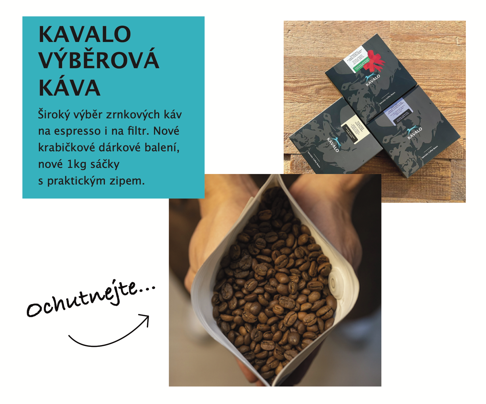 Výběrová káva na mobil