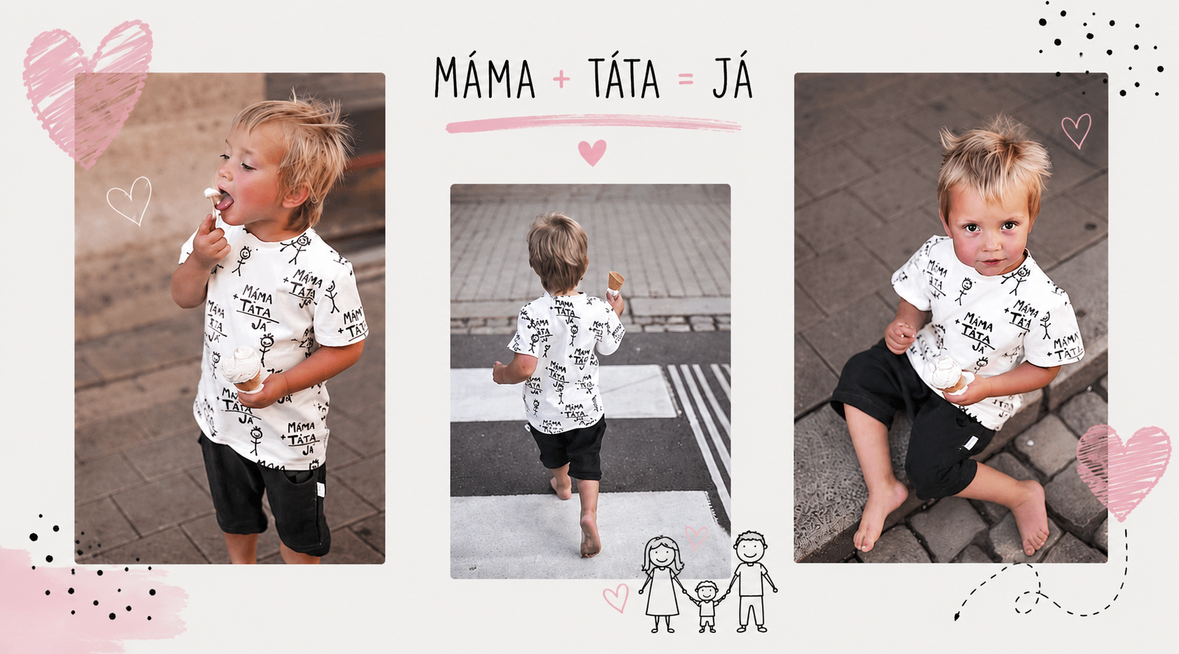 máma + tata = já