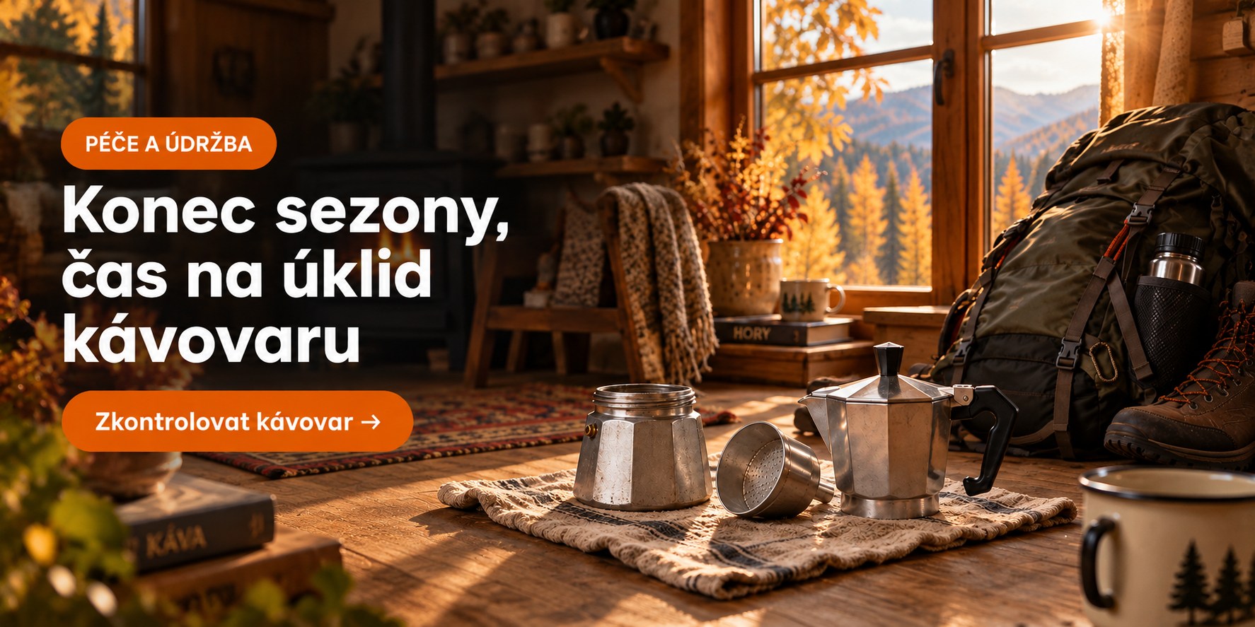 Konec turistické sezony - jak vyčistit a připravit cestovní kávovar na zimu