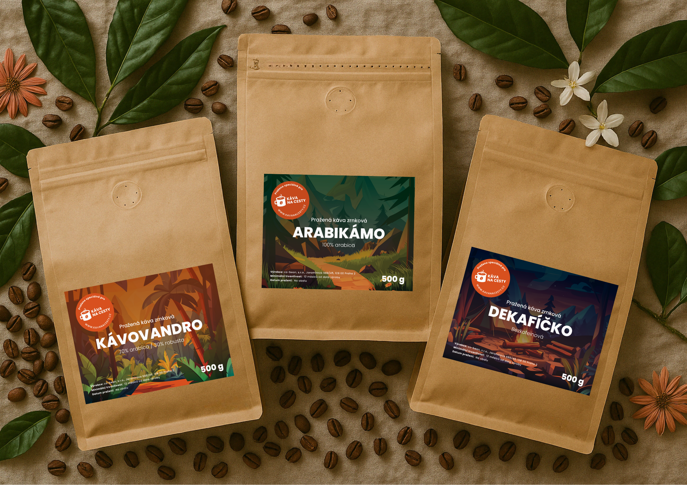 Arabikamo, Kavovandro a Dekaficko