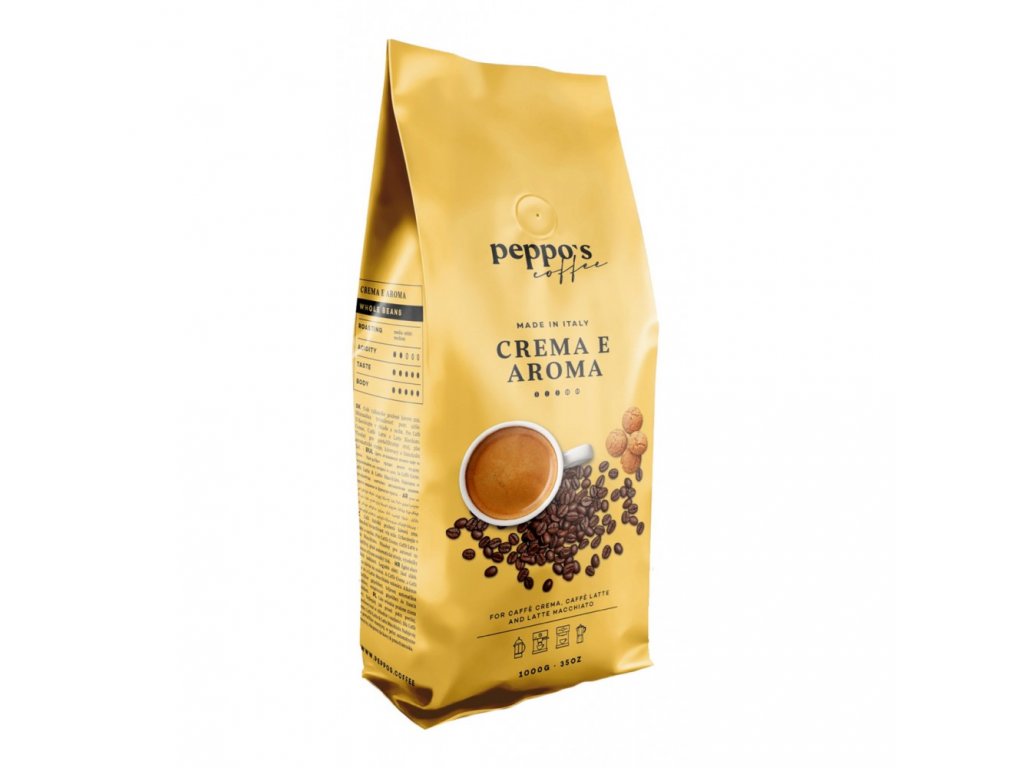 zrnkova kava peppo s crema e aroma 1 kg