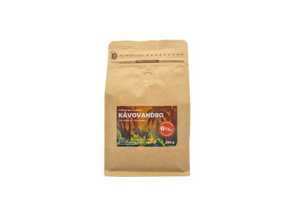 Zrnková káva Káva na cesty Kávovandro 250 g