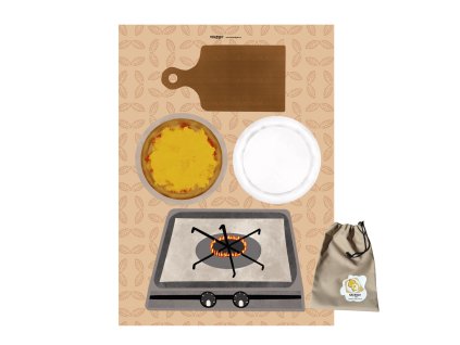 Podložka „Malý šéfkuchař“ – Vaření bez nepořádku! 🍕🍳 P3 - 68 x47