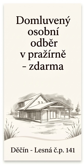 Osobní odběr na Lesné zdarma