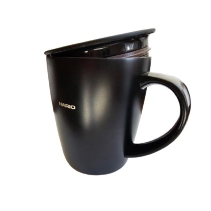 Hario termo hrnek s ouškem a víčkem 300 ml černý4