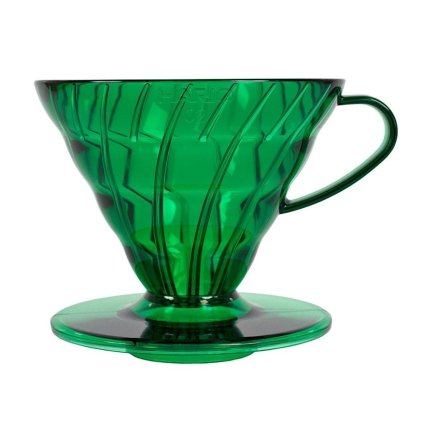 Hario plastový dripper na kávu V60 02 zelený1
