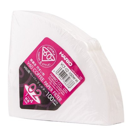 Hario papírové filtry na Drip V60 02 100 ks1