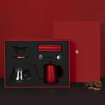 Timemore C2 Pour Over Set (Fish 03) červený limit. edice3