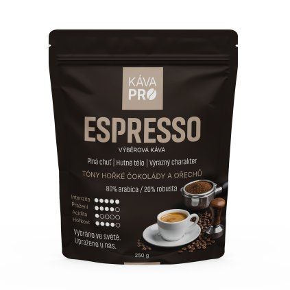 sáček zepředu espresso