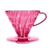 Hario plastový dripper na kávu V60 02 růžový1