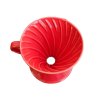 Hario keramický dripper na kávu V60 02 červený2