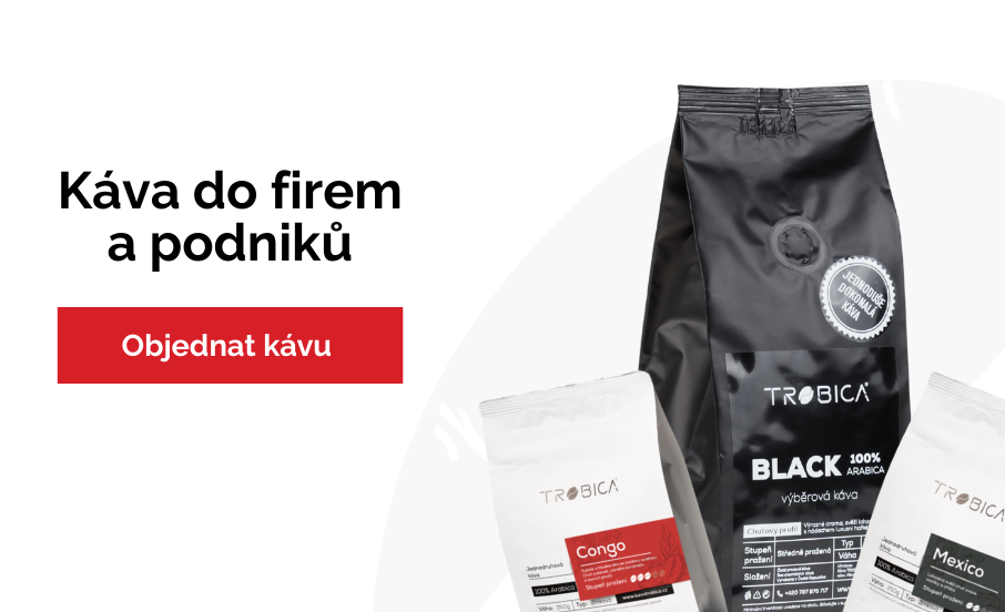 Káva do firem, restaurací, kaváren a obchůdků