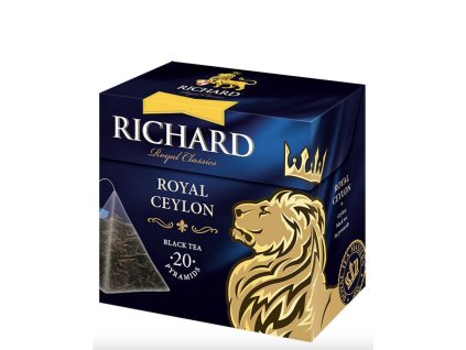richard royal ceylon 20 pyramidek čaje sypané pyramidky kavovary kavy kava trobica pražirna kávy zlin fryšták zlinskykraj seris kavova