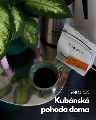Kubánská pohoda doma. ☕️🤎 Cuba 100% Arabica od Trobicy je přesně ten typ kávy, který si nejlépe vychutnáte v klidu a beze...