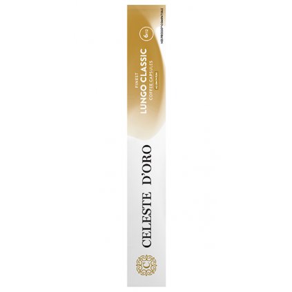 Celeste d'Oro Finest Lungo Classic kapsle pro Nespresso 10ks
