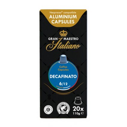 Gran Maestro Italiano Decafinato Nespresso kapsle 20ks
