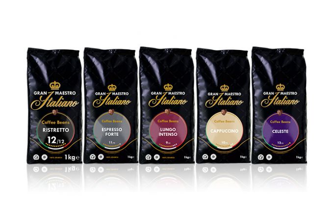 8690 gran maestro italiano jizni italie balicek zrnkova kava 5 x 1kg