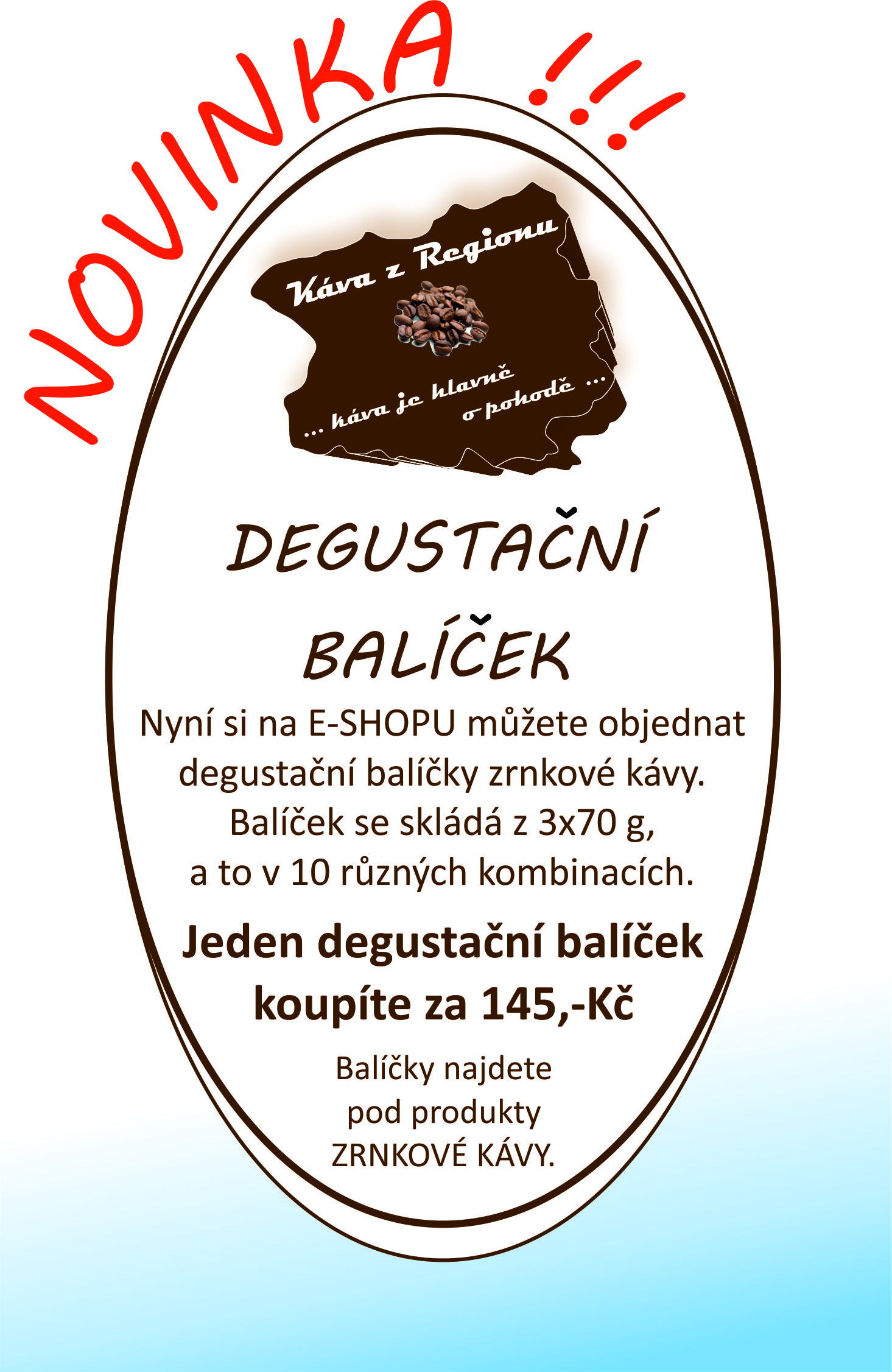 DEGUSTAČNÍ BALÍČKY 3x70 g