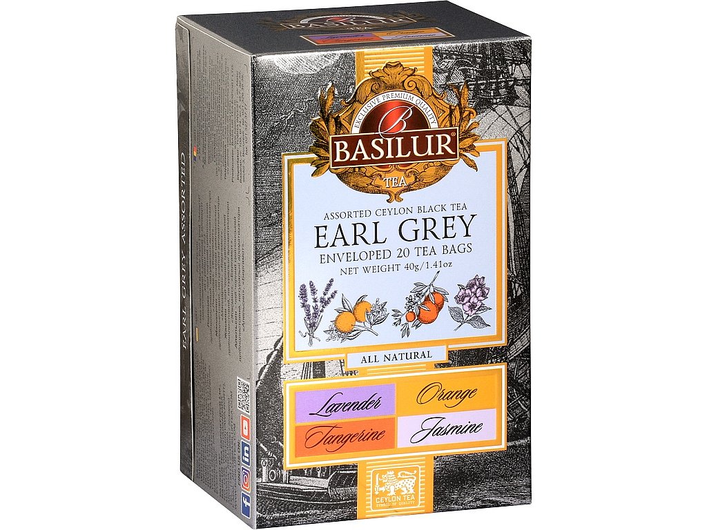 BASILUR Earl Grey Assorted přebal 20x2g