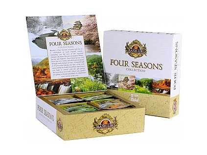 BASILUR Four Seasons Assorted přebal 40 gastro sáčků (20x2g a 20x1,5g)