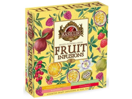 BASILUR Fruit Infusions Assorted Vol.III přebal 40 gastro sáčků Minimální trvanlivost: 28.9.2025