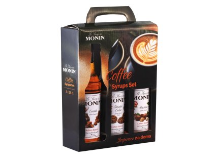 monin coffee syrups set 3x0 25l 548120 0