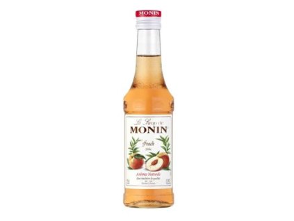monin broskvovy peach sirup 0 25 l 362343 u0