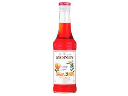 monin pomerancovy spritz orange spritz sirup 0 25 l 337672 u0