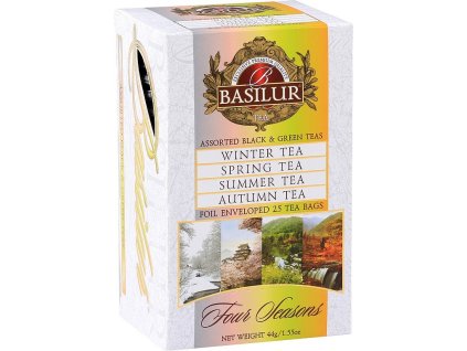 BASILUR Assorted Four Seasons přebal 12x1,5g a 13x2g Minimální trvanlivost: 24.5.2025