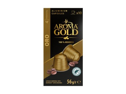 AROMA GOLD kapsle Oro 56g/ 10ks Nespresso