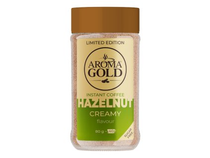 Aroma Gold Instant Hazelnut sklo 80g