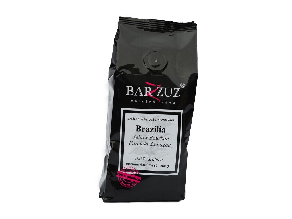 BARZZUZ Brazília Santos, zrnková káva 250g