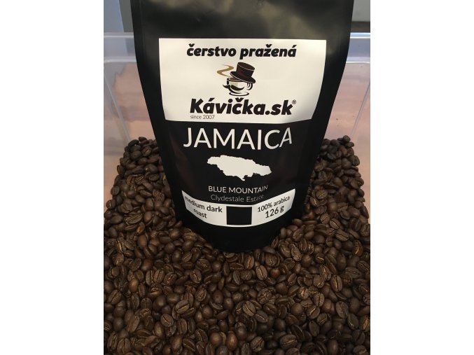 Kávička Jamaica Blue Mountain zrnková káva 125 g